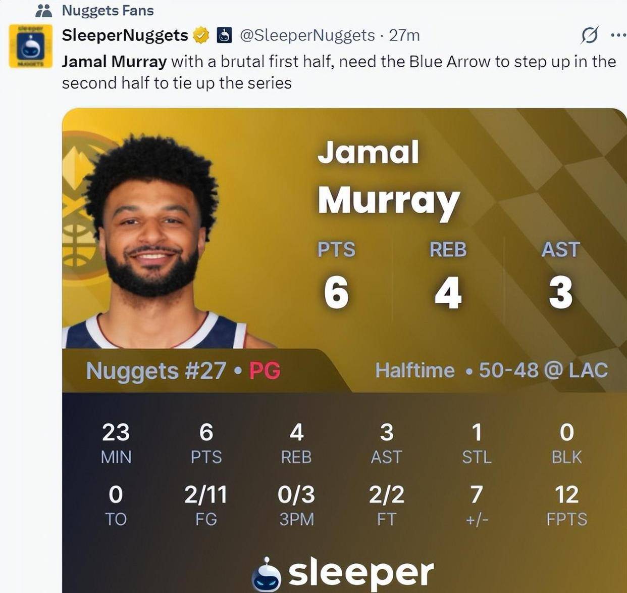 穆雷重返赛场，领先优势明显首场状态出色，热火观众沸腾！